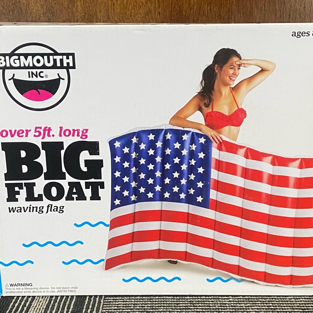 American Flag Pool Float